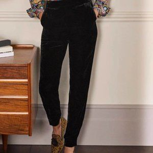 Boden Gorgeous black velvet brand new pants.